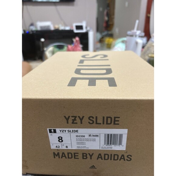 Adidas Yeezy Slide “Slate grey”  Men’s US Size 8 Women’s 8.5/9 New